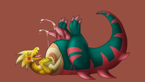 2_penises animal_genitalia ass ass_up barndog bodily_fluids claws closed_eyes cum cum_on_face cum_on_own_face cum_on_self dinosaur diphallia diphallism dracozolt dragon ejaculation erection extinct feral fossil_pokemon generation_8_pokemon genital_fluids genitals hi_res lying male male_only multi_genitalia multi_penis mythological_creature mythological_scalie mythology nintendo on_back open_mouth orgasm penis pokemon pokemon_(species) pokémon_(species) prehistoric_species reptile scalie simple_background solo solo_focus tail tongue tongue_out