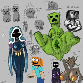 3_eyes a_minecraft_movie absurd_res ambiguous_gender anthro big_breasts black_body bodily_fluids breasts closed_eyes clothed clothing creeper_(minecraft) creeper_overhaul dhalek elemental_creature elemental_humanoid enderman english_text eyewear facial_hair female feral flora_fauna food for_a_head fruit fur genital_fluids genitals ghast_(minecraft) ghastling_(minecraft) glare goggles goo_creature green_body hair hand_behind_head happy_ghast_(minecraft) hat headgear headwear hi_res hood horn huge_breasts human humanoid jack_black large_breasts looking_at_viewer lying male mammal meme microsoft minecraft minecraft_mob minecraft_mod mojang monocle moustache multi_eye multiple_boys multiple_females multiple_girls multiple_males nipples nude object_head on_back orange_eyes plant plant_humanoid presenting presenting_pussy pumpkin pumpkin_head pussy simple_background sketch sketch_page slime slime_(minecraft) smile snowy_creeper square_(anatomy) standing steve_(minecraft) tail tentacle text the_creaking_(minecraft) thick_thighs tree wide_hips xbox_game_studios yellow_eyes