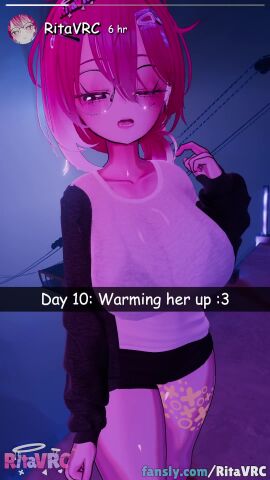 big_areola big_ass big_breasts big_butt big_nipples big_thighs dirty_talk english gaping_pussy high_quality high_resolution legs_spread legs_up moaning penetration pink_areola pink_eyes pink_hair pink_nipples plot pov ritavrc tagme twitter video vrchat vrchat_avatar vrchat_model