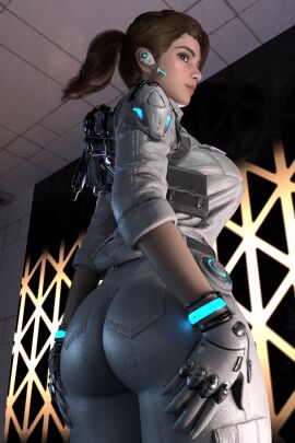 1girls 3d alternate_version_available ass athletic athletic_female big_ass big_breasts blender_(software) breasts brown_eyes brown_hair clothed female female_only hailey_(the_first_descendant) jeans light-skinned_female light_skin looking_at_viewer looking_back mature mature_body mature_female mature_figure milf on_top ponytail short_hair solo solo_female tagme the_first_descendant thick thick_ass thick_thighs thighs voluptuous voluptuous_female wide_hips zen_art