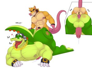 abs absurd_res alan_nezumi alternate_version_at_source anal anal_orgasm anal_sex anthro anthro_on_anthro anthro_penetrated anthro_penetrating anthro_penetrating_anthro anus armpit_hair ass backsack balls balls_size_difference balls_tuft ballsack bara beard biceps big_ass big_balls big_butt big_muscles big_pecs big_penis blush bodily_fluids body_hair bracelet breath brown_hair bubble_ass bubble_butt butt_size_difference butt_slap chains claws crocodile crocodilian crocodylid cum cum_in_ass cum_inside cutaway dialogue doggy_style dominant dominant_anthro dominant_male duo ear_piercing ejaculation electronics erection eyebrows facial_hair facial_piercing fangs feet fingers from_behind_position fur gay genital_fluids genitals gold_(metal) gold_chain green_body green_scales grin hair hairy hand_on_ass hand_on_butt hands-free headphones heart heart_symbol hi_res huge_ass huge_butt humanoid_genitalia humanoid_penis interspecies jewelry larger_male larger_penetrated long_tail looking_at_another looking_at_partner looking_back looking_down looking_pleasured low-angle_view male male/male male_only male_penetrated male_penetrating male_penetrating_male mammal masculine_male motion_lines multicolored_body multicolored_fur multicolored_scales murid murine muscles muscular muscular_anthro muscular_bottom muscular_male nipple_piercing nipples nose_piercing nose_ring nude open_mouth orgasm panting pecs penetration penile penile_penetration penis penis_in_ass penis_size_difference perineum piercing pink_body plap pubes rat rear_view red_eyes reptile ring_piercing rodent scales scalie scar sega sex sharp_teeth simple_background size_difference size_play slap small_but_hung small_dom_big_sub small_top_big_bottom smaller_male smile sonic_(series) sonic_the_hedgehog_(series) spiked_bracelet spikes spikes_(anatomy) submissive submissive_anthro submissive_male tail tan_body tan_fur teeth text thick_eyebrows toes tongue tongue_out tuft two-tone_body two-tone_fur two-tone_scales unrealrui vector_the_crocodile white_background white_claws worm's-eye_view yaoi yellow_body yellow_eyes yellow_fur