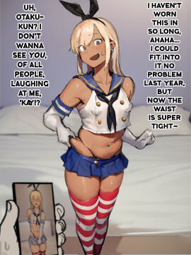1boy breasts cosplay crossdressing earrings femboy feminine_male feminization flesh_fang gay gay_domination gay_male girly gomabura kantai_collection male male_only muscle_loss muscles photo_comparison shimakaze-kun sissy skirt small_breasts smooth_skin soft_skin solo solo_male time_lapse trap trap_girlfriend weight_gain yaoi