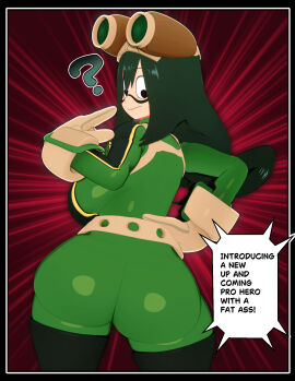 1girls 3d asui_tsuyu big_ass big_breasts blender boku_no_hero_academia breasts cute cybrokrimson female froppy hero_outfit_(mha) looking_back my_hero_academia sideboob tagme tsuyu_asui