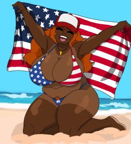 bbw chubby prequel181 rusty_(prequel181) swimsuit tan_body tan_lines