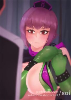 1boy 1girls 2d animated armpits big_breasts breasts busty cum cumshot dark-skinned_male dark_skin exhibitionism fate/grand_order fate_(series) florence_nightingale_(fate) interracial light-skinned_female light_skin longer_than_30_seconds pink_hair skello-on-sale sound sweat tagme video