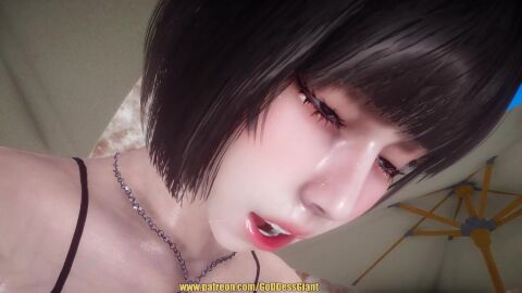 1girls 3d 3d_(artwork) asian asian_female big_breasts blush blushing_female breasts clothed clothed_female cute female female_focus female_only godessgiant growth horny horny_female light-skinned_female light_skin sexy_clothing sitting sitting_down solo solo_female solo_focus tagme video