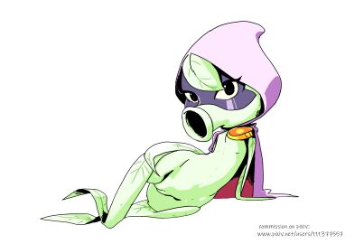 antropomorph female flora_fauna green_shadow_(pvz) green_skin peashooter_(pvz) plant_girl plant_humanoid plantie plants plants_vs_zombies plants_vs_zombies:_heroes pussy pussy_juice pvz sex_invitation