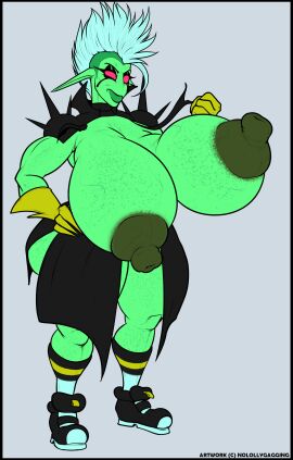 absurd_res alien areola big_breasts breasts clothing disney erect_nipples female hi_res huge_breasts humanoid lord_dominator nipples nolollygagging solo wander_over_yonder wardrobe_malfunction
