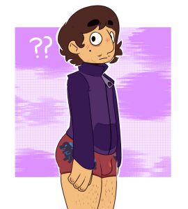 1boy 2024 ?? blush boxers bulge cl0ckability godzilla_(series) hips male male_only mechul original_character