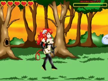 1girls 2d 2d_animation anal animated animated_gif ass big_breasts boobs breasts cum cum_in_ass cum_inside demon demon_girl elbow_gloves female forest gif gloves goo_creature high_heel_boots high_heels horns huge_breasts large_breasts long_gloves long_hair monster monster_on_female original pussy red_hair slime_monster straight thigh_boots vagina vanja