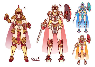 2024 2girls abs armored_femalemidriff battlemech battletech big_breasts blonde_hair blue_eyes breast_spill breasts brown_hair cape cleavage cleavage_cutout concept_art cyclops_(battlemech) female greek_clothes mech mecha mechagirl mechwarrior shield shikai_(artist) sideboob skirt sword tagme