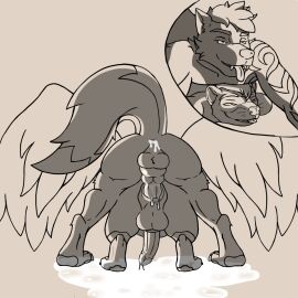 anal anal_sex animated anthro ass axel balls big_ass big_balls big_butt big_penis bodily_fluids canid canine canis cum cum_in_ass cum_inside damien domestic_ferret duo ejaculation frame_by_frame genital_fluids genitals hi_res huge_ass huge_balls huge_butt huge_cock male male/male mammal mustelid musteline penetration penis terens tongue tongue_out true_musteline weasel wolf