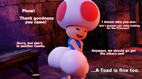 1boy 3d aidenz ass big_ass big_booty_toad big_butt fat_ass fat_butt femboy fully_clothed gay huge_ass huge_butt impending_sex looking_at_viewer looking_back looking_back_at_viewer male male_only mario_(series) nintendo offscreen_character solo super_mario_bros. talking_to_viewer text thicc_toad thick_ass thick_butt toad_(mario) uncle_aiden young
