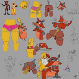 absurd_res anal anal_sex animatronic anus bodily_fluids duo five_nights_at_freddy's five_nights_at_freddy's_2 foxy_(fnaf) genital_fluids genitals grimmetal gynomorph hi_res hot_dogging intersex intersex/male machine male meme penetration penis penis_size_difference precum robot scottgames sex toy_bonnie_(fnaf) toy_chica_(fnaf) toy_freddy_(fnaf) withered_bonnie_(fnaf) withered_chica_(fnaf) withered_foxy_(fnaf)