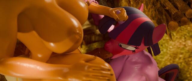 3d animated applejack_(mlp) blush breasts erostud facefuck fellatio futa_on_female futanari naked nude penis sound tagme twilight_sparkle_(mlp) video
