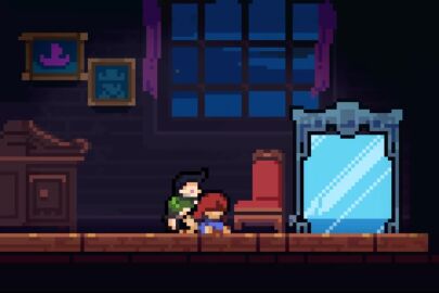 anal animated celeste_(game) cum cum_inside madeline_(celeste) mr._oshiro_(celeste) pixel_art sound tagme theevilfallenone video