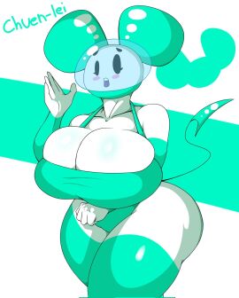 1girls 2020s 2025 2d 2d_(artwork) 5_fingers :o anthro anthro_only ass big_ass big_breasts big_butt big_thighs blush breasts child_bearing_hips chuen-lei_(vanillabeangoat) cleavage clothing crop_top curvy curvy_body curvy_female curvy_figure eyebrows eyelashes female female_focus female_only furry furry_female furry_only green_panties hi_res highres hips hourglass_figure large_ass large_breasts large_butt mammal mouse mouse_ears nipple_bulge original original_character panties pinup rodent simple_background simple_eyes skindentation slim_waist solo solo_female tail teeth thick_thighs thighs vanillabeangoat white_skin wide_hips