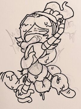 1girls 2024 2d female female_penetrated glitch_productions humanoid humanoid_penetrated murder_drones penetration pussy robot robot_girl robot_humanoid screen_face slug_slug tentacle tentacle_sex uzi_(murder_drones) vaginal_penetration