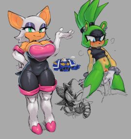 2025 absurd_res afrosoricid anthro armwear bat beamboi beamerbruh big_breasts big_ears black_clothing black_crop_top black_shirt black_topwear blue_eyes blush breasts breath clothed clothed_anthro clothed_female clothing cowgirl_position crop_top digital_drawing_(artwork) digital_media_(artwork) dog_tags ear_piercing elbow_gloves eulipotyphlan eyelashes eyewear eyewear_removed female female_anthro female_on_top fingers front_view full-length_portrait fur genitals gesture glistening_eyelids gloves green_body green_eyes green_fur green_hair grey_background hair hand_gesture hand_on_penis handwear hedgehog hi_res idw_publishing looking_at_viewer male male/female malum_caedo mammal mouth_closed navel navel_outline on_top penetration penile penile_penetration penis penis_in_pussy piercing pointing portrait pussy rouge_the_bat sega shadow_the_hedgehog shallow_penetration shirt simple_background small_breasts smile sonic_(series) sonic_the_hedgehog sonic_the_hedgehog_(comics) sonic_the_hedgehog_(idw) sonic_the_hedgehog_(series) speech_bubble standing sunglasses surge_the_tenrec tail tan_body tan_inner_ear tan_skin tenrec text thick_thighs tight_clothing topwear vaginal_penetration vein veiny_penis warhammer_(franchise) warhammer_40000 warhammer_40k white_clothing white_gloves white_hair white_handwear