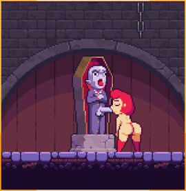 animated boobs breasts female pixel_animation pixel_art scarlet_maiden video_game_character video_games