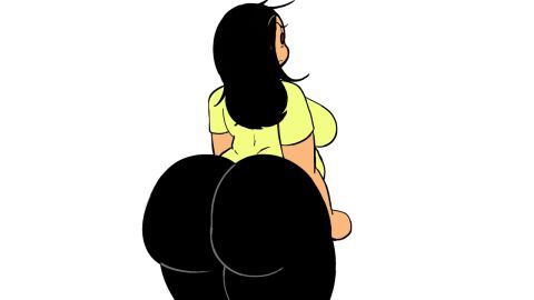 1girls animated animated_gif ass_clapping ass_focus big_ass big_breasts big_butt black_eyes black_hair black_pants bouncing_ass bouncing_butt breasts bubble_ass bubble_butt busty cgthiccart clapping_ass clapping_buttocks clapping_cheeks curvaceous curvy curvy_female curvy_figure dumptruck_ass dumptruck_butt fat_ass female female_focus female_only gif hi_res high_resolution highres huge_ass huge_butt large_ass large_breasts long_hair oc oc_only original original_character shortstack sideboob simple_background solo solo_female solo_focus tagme thick_ass thick_thighs thighs twerking valentina_(cgthiccart) voluptuous voluptuous_female white_background