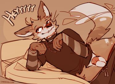 2024 anthro balls biped bottomwear bottomwear_down brown_body brown_fur canid canine canis cantio_(lawyerdog) choker clothed clothing coyote digital_media_(artwork) flaccid foreskin fur genitals humanoid_genitalia humanoid_penis jewelry lawyerdog lying male male_anthro mammal multicolored_body multicolored_fur necklace on_side pants pants_down partially_clothed penis solo tan_body tan_fur uncircumcised