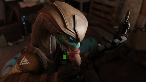 1girls 3d anthro anthro_penetrated assault_rifle athletic athletic_female black_stripes blue_body blue_eyes blue_scales clothed clothed_sex clothing depth_of_field digital_media_(artwork) duo erection fellatio female female_focus female_penetrated forked_tongue genitals gloves gun hand_holding handwear hi_res hood human human_on_anthro human_penetrating human_penetrating_anthro humanoid_genitalia humanoid_penis inside interspecies licking light-skinned_male light_skin load_bearing_equipment magazine_(gun) male male/female male_penetrating male_penetrating_female mammal markings open_mouth oral oral_penetration orange_markings penetration penile penis penis_lick pupils ranged_weapon reptile rifle scales scalie sex shnekky slit_pupils snake solo_focus straight striped_markings stripes tongue tongue_around_penis viper_(x-com) weapon x-com x-com:_chimera_squad zipper