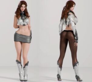 1girls 3d ass breasts female guide_(the_first_descendant) tagme the_first_descendant thighs