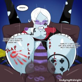 ! 1boy 1girls ? abortion_mark abortion_tattoo ahe_gao areolae artist_name ass ass_tattoo balls belly_bulge belly_button big_balls big_balls_with_big_penis big_breasts big_cock big_dick big_penis bikini bikini_aside bikini_bottom_aside bikini_top_aside black_gloves blacked blacked_clothing blue-skinned_female blue_skin blue_skinned_female blush blush_lines blushing boob_tattoo breast_tattoo breasts clenched_teeth closed_eyes condom dark-skinned_male dark_skin demon demon_girl dragon_ball dragon_ball_heroes dragon_ball_xenoverse english english_text eyelashes female female_penetrated full_nelson full_nelson_(legs_held) full_nelson_vaginal hands_on_head huge_breasts impregnation kiss_mark kiss_mark_on_balls kiss_mark_on_penis kiss_mark_on_thigh kiss_marks lipstick lipstick_mark_on_penis lipstick_marks long_nails male male/female male_penetrating male_penetrating_female midnightundying_(artist) nipple_slip nipple_visible_through_clothes nipple_visible_through_clothing nipples nipples_visible_through_bikini nipples_visible_through_clothing nipples_visible_through_swimsuit orgasm penis penis_in_pussy penis_in_vagina purple_eyeshadow purple_lipstick purple_nipple purple_nipples pussy queen_of_spades spank_marks spanking stomach_bulge sweat sweatdrop sweating sweaty sweaty_ass sweaty_body sweaty_breasts sweaty_butt sweaty_thighs swimsuit tattoo text text_bubble tongue towa vagina white_hair