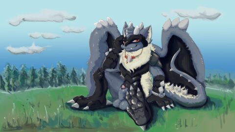 2024 absurd_res animal_genitalia anthro black_body black_pawpads black_scales blue_body blue_fur claws clock dewclaw drackal dragon feet foot_fetish foot_focus full_pad fully_sheathed fur generation_4_pokemon genitals hi_res horn hybrid jewelry jewelry_only lipsticking lost_in_chaos_scar lucario male mythological_creature mythological_scalie mythology neck_tuft necklace nintendo nude pawpads paws pokemon pokemon_(species) rdy scales scalie scaly_pawpads sheath squirrel_(lost_in_chaos) squirrel_(razim) tail tail_spines tan_body tan_fur toe_claws tuft watch wings wristwatch zgf_art