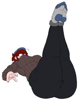 1girls ass ass_focus auburn_hair big_breasts black_pants blue_hat breasts curvy curvy_figure dark_hair dumpy fat_ass feet_up female female_focus female_only friday_night_funkin friday_night_funkin_mod full_body girlfriend_(friday_night_funkin) jeans korean_nooby_(artist) legs legs_up massacre_girlfriend_(friday_night_funkin) millie_(mistful_crimson_morning) mistful_crimson_morning nervous_expression no_background no_pupils painted_nails perfect_body perfect_boobs perfect_legs red_fingernails simple_background socks solo solo_female solo_focus sweater thick_legs thick_thighs twitter twitter_link twitter_trend voluptuous voluptuous_female white_background white_body