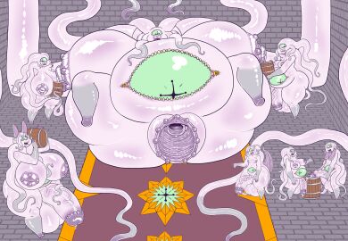 1_eye alpha_channel anthro ass backsack balls ballsack barrel belly big_ass big_balls big_belly big_butt big_penis bodily_fluids breast_milking breasts buckteeth church desbjust duo eldritch_abomination female futanari gaping gaping_pussy genitals grey_body group hi_res huge_balls huge_belly huge_cock hyper hyper_balls hyper_belly hyper_genitalia hyper_penis intersex kain_(volcanicangel) lactating lagomorph leaking_penis leporid lips looking_at_viewer looking_back looking_back_at_viewer male mammal matthew_(ataildesired) membrane_(anatomy) membranous_wings multicolored_body nubbed_corona_glans nubbed_penis nubbed_pussy obos'balzras_(desbjust) original original_character original_characters penile penis penis_milking pink_body pseudo_hair pussy rabbit sharp_teeth size_difference spade_tail tail teeth tentacle tentacle_hair thick_bottom_lip thick_thighs two-tone_body vein veiny_penis wings