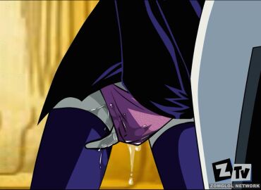 1girls animated clothed clothed_female dc dc_comics female fingering_self hand_in_panties jinx_(dc) masturbation panties pussy tagme teen_titans wet wet_pussy zone