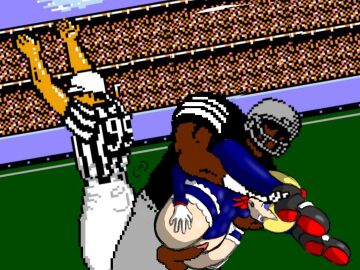 balls blonde_hair bo_jackson dark-skinned_male dark_skin dead_or_alive female football_player interracial male marie_rose mistersouji multiple_boys multiple_males nes nintendo_entertainment_system penis pixel_art pussy reverse_suspended_congress sex tecmo tecmo_bowl twintails vagina vaginal_penetration