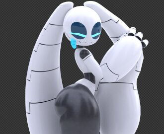 1girls 3d 3d_model ass big_ass big_butt big_thighs black_ass black_legs black_legwear black_thighs blender blender_cycle cute_expression cute_face female gynoid metallic_body original_character posing posing_for_picture posing_for_the_viewer robot robot_ass robot_girl robot_humanoid sharpy_(sharpybutts) sharpybutts showing_off