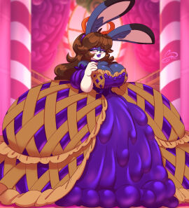 belise7 big_breasts breasts cleavage female furry huge_breasts tagme thick_thighs wide_hips