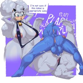 1boy 1girls 2024 2d animal_ears anthro anus armpits ass balls barefoot big_ass big_balls big_breasts big_butt bikini blue_body blue_eyes blue_fur blue_skin blush breasts cowbell curvaceous curvy curvy_body curvy_figure eyelashes female hands_behind_head hardcore_sex hedgehog horns huge_breasts idw_comics idw_publishing lanolin_the_sheep large_breasts lips male male/female megahand6 mobian mobian_(species) mobian_sheep nipples open_mouth penetration penis penis_in_pussy pink_nipples pink_nose pinned_down posing pussy pussy_juice sega sex sheep sheep_girl sheep_horns simple_background sonic_(series) sonic_the_hedgehog sonic_the_hedgehog_(comics) sonic_the_hedgehog_(idw) sonic_the_hedgehog_(series) spiky_hair tail thick_ass thick_thighs tight_bikini vaginal_juices vaginal_sex wet white_body white_fur white_hair white_skin wide_hips wool wool_(fur)