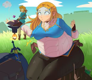 breath_of_the_wild fat female inflation inflation_fetish inflation_girl nuumatic princess_zelda tagme the_legend_of_zelda the_legend_of_zelda:_breath_of_the_wild zelda_(breath_of_the_wild)