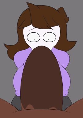 1boy 1girls 2d 2d_(artwork) 2d_animation 2d_artwork alternate_ass_size alternate_breast_size animated animated_gif ass beating_off big_ass big_breasts blowjob breasts clothed dark-skinned_male dark_skin deepthroat edit female huge_ass huge_breasts huge_cock interracial jaiden jaiden_animations large_ass large_breasts male nipples_visible_through_clothing no_bra oral penis pov scarecorrode simple_background straight tagme wide_eyed youtube youtuber