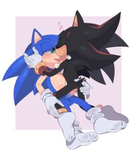 anthro anus artist_request ass balls black_body black_fur blue_body blue_fur blush bodily_fluids caressing_face chest_tuft closed_eyes clothing cuntboy cuntboy/male cuntboy_penetrated duo erection eulipotyphlan fair_skin footwear french_kissing fur genital_fluids genitals gloves green_eyes half-closed_eyes hand_on_ass hand_on_butt hand_on_leg handwear hearts_around_head hedgehog hi_res intersex intersex/male intersex_penetrated kissing male male_penetrating male_penetrating_cuntboy male_penetrating_intersex mammal motion_lines narrowed_eyes open_mouth open_smile penetration penile penile_penetration penis penis_in_pussy pussy pussy_juice_on_penis r18 saliva saliva_on_tongue sega sex shadow_the_hedgehog shallow_penetration smile socks sonadow sonic_(series) sonic_the_hedgehog sonic_the_hedgehog_(series) steam tail tail_motion tailwag tongue tongue_out tuft vaginal_fluids vaginal_penetration white_body white_fur