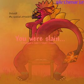 anthro ass big_ass boss calamitymod calamitymodfanart digital_media_(artwork) dirty dragon drawing fart fart_fetish fartart femboy furry furryfart furryfartart gassy humanoid male mythological_creature mythological_scalie mythology reptile scalie sex smelly solo terraria terraria_fanart terrariacalamitymod