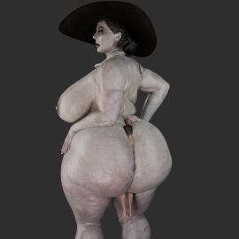 3d alcina_dimitrescu ass bbw between_buttocks big_ass big_breasts breasts buttcrush_aftermath chubby chubby_female ethan_winters fat_ass female giantess hat huge_ass image large_female mini_giantess necklace pearl_necklace resident_evil resident_evil_8:_village searching simsalabime size_difference smothering stuck stuck_in_ass tagme unaware unaware_buttcrush