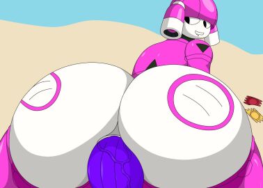 ass big_ass big_penis bubble_ass bubble_butt dorahden_(fanarts) edit edited ero-enzo female huge_ass huge_cock male mya_(dorahden) original original_character penis robot robot_humanoid rtenzo sex tagme thick_thighs wide_hips