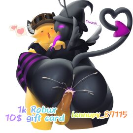 2boys anthro anus ass balls big_ass big_balls big_butt big_penis black_balls black_body black_skin bubble_ass bubble_butt cat_boy catboy commission commission_art commissions_open cum cum_in_ass cum_inside dark-skinned_male dark_skin dick femboy fucking_machine furry furry_ears gay gay_anal gay_sex halloween heart jack-o'-lantern long_tongue male male_focus male_only male_penetrating male_penetrating_male massive_ass massive_butt penis pumpkin purple_tongue roblox roblox_avatar robloxian saliva self_upload sex simple_background tail thigh_highs thighhighs tongue tongue_out topping white_background wings witch_hat yapuny yellow_fur yellow_skin