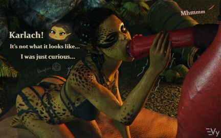 1futa 1girls 3d animal_genitalia_on_humanoid baldur's_gate_3 blender chibi cock_hungry cock_worship dungeons_and_dragons fellatio female flustered futanari gith githyanki green_skin horsecock horsecock_futa horsecock_on_humanoid intersex karlach lae'zel penis red_skin shy tagme text tiefling touching_penis vulpeculy yellow_eyes