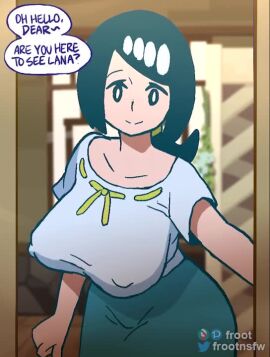 1boy 1girls 2d 2d_animation age_difference animated audio big_ass big_breasts blue_hair breasts cheating cheating_wife cum_in_pussy cumming cumming_in_pussy cumming_inside excessive_cum female frootnsfw game_freak grabbing_ass lana's_mother_(pokemon) light-skinned_female light-skinned_male light_skin longer_than_30_seconds male mature_female mossyfroot mother nintendo penetration pokemon pokemon_sm pussy shorter_than_one_minute sound straight tagme uncensored video