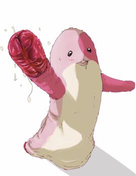 2024 apode black_eyes blush blush_lines bodily_fluids buckteeth diphallia diphallism drooling empty_eyes fur hi_res legless maaa made_in_abyss male multi_genitalia multi_penis multicolored_body multicolored_fur narehate open_mouth penis penis_arm penis_limb pink_body pink_fur pink_tongue saliva shadow simple_background solo teeth tongue two-tone_body two-tone_fur vvtt what white_background white_body white_fur