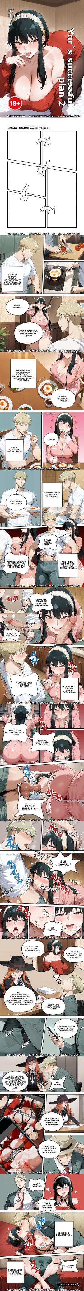 1boy 1girls 2025 ai_assisted ai_generated areolae ass back_view black_hair black_panties blush body_harness bra breasts cleavage comic curvaceous curvy curvy_body curvy_female curvy_figure detailed doujinshi earrings embarrassed english english_text excited female female_focus flashback front_view full_body garter gift happy harness hi_res huge_breasts illumaru jewelry large_ass large_breasts laying_down laying_on_bed lingerie loid_forger male manga manga_page nipples on_all_fours panties pantyhose patreon_username red_eyes red_sweater sitting solo sound_effects speech_bubble spy_x_family stable_diffusion standing sweater sylvia_sherwood text thick_thighs thighhighs title_page topless undressing voluptuous voluptuous_female webcomic wide_hips yor_briar yor_forger