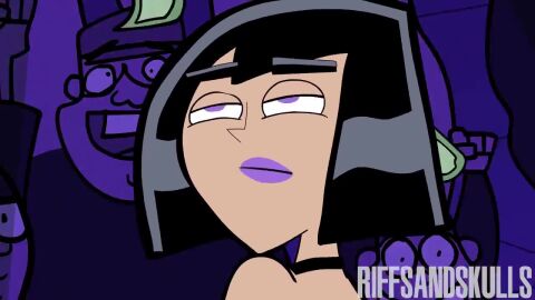 big_ass big_breasts big_butt black_hair danny_phantom english_voice_acting fat_butt female female_focus goth_girl money_bag money_rain multiple_boys music pole pole_dancing riffsandskulls sam_manson short_hair sound tagme thick_thighs thong video