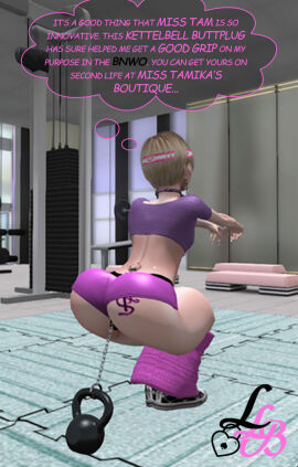 1boy 3d anal_plug ass big_ass big_butt big_buttocks blonde_hair buttplug buttplug_in_ass buttplug_insertion crossdressing english_text fat_ass fat_butt femboy gay gym humiliated humiliation lucyluvbunz lunge male male_only miss_tam miss_tamikas_boutique mistresstamikastrap0n public public_humiliation raceplay second_life sex_toy short_hair sissy sissyfication squatting submissive_male text thought_bubble twink workout workout_clothes yaoi